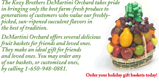 Welcome to Kozy Brothers' DeMartini Orchard
